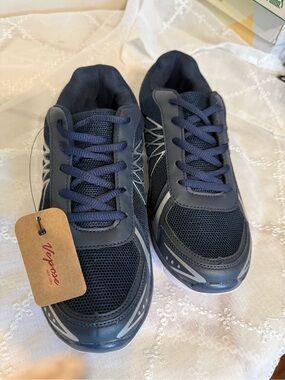 Vepose Navy Blue Athletic Sneakers for Men